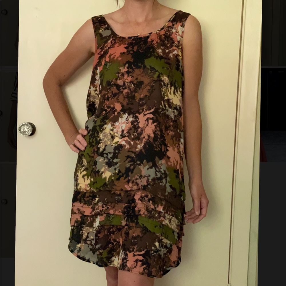 Jack, Sleeveless Printed Shift Dress